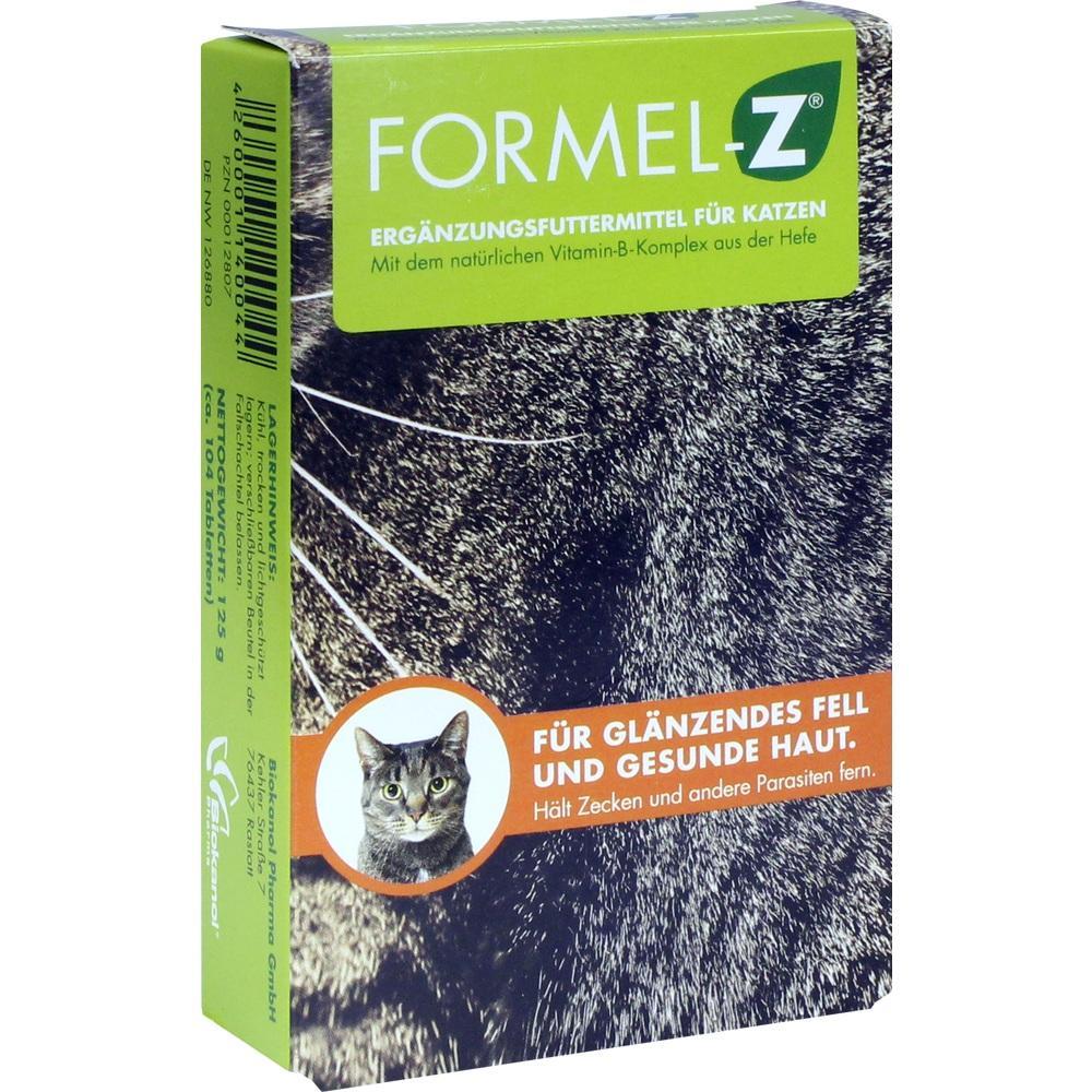 Schachtel f&uuml;r Katzenfutter-Erg&auml;nzung mit Katze auf dem Etikett.