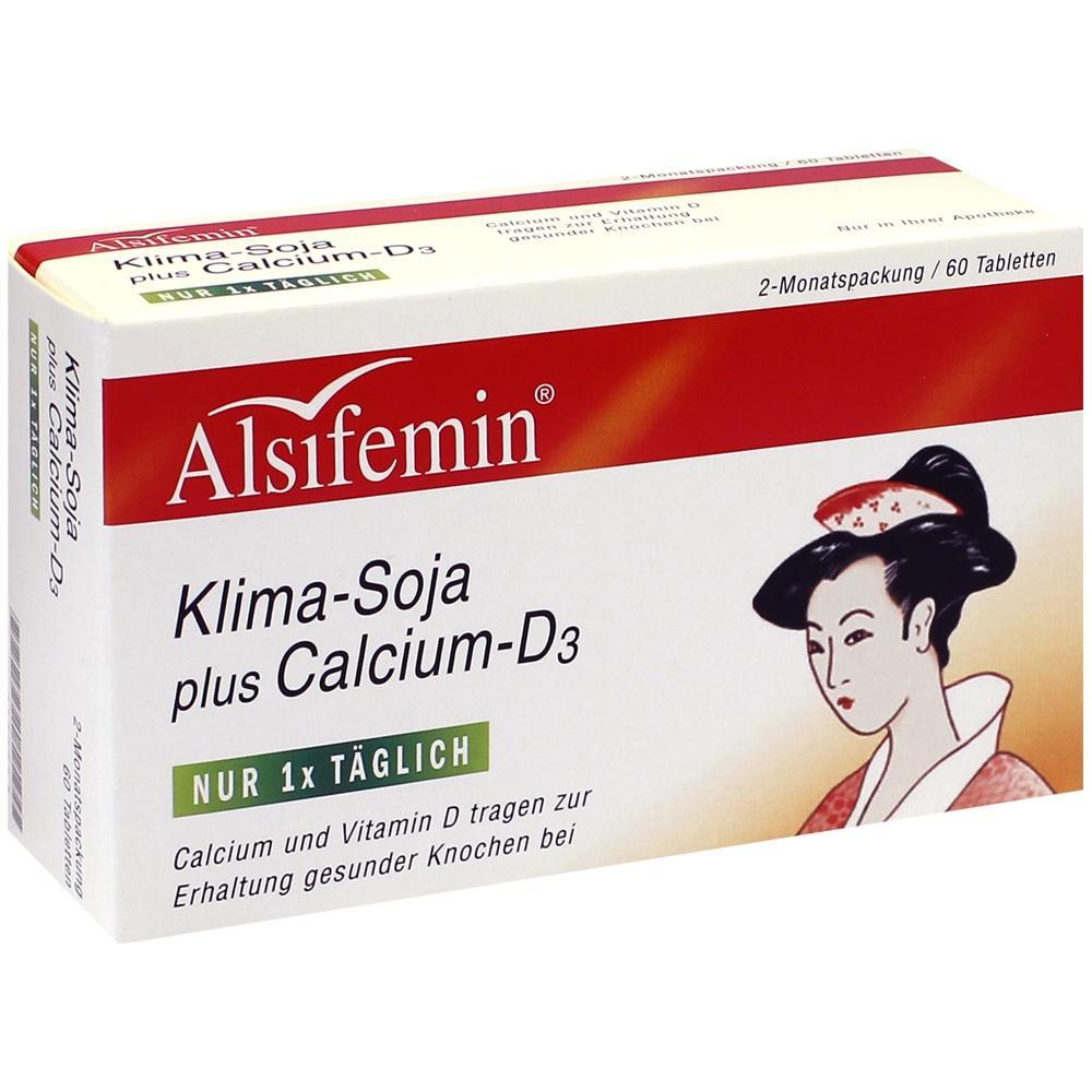 Eine Packung Tabletten mit einer Frau im asiatischen Stil auf der Vorderseite.