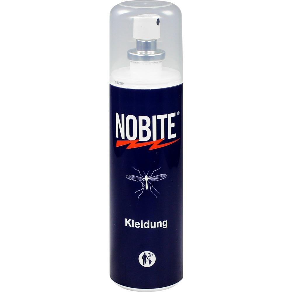 Spraydose mit Aufschrift "Nobite Kleidung" und M&uuml;ckensymbol.