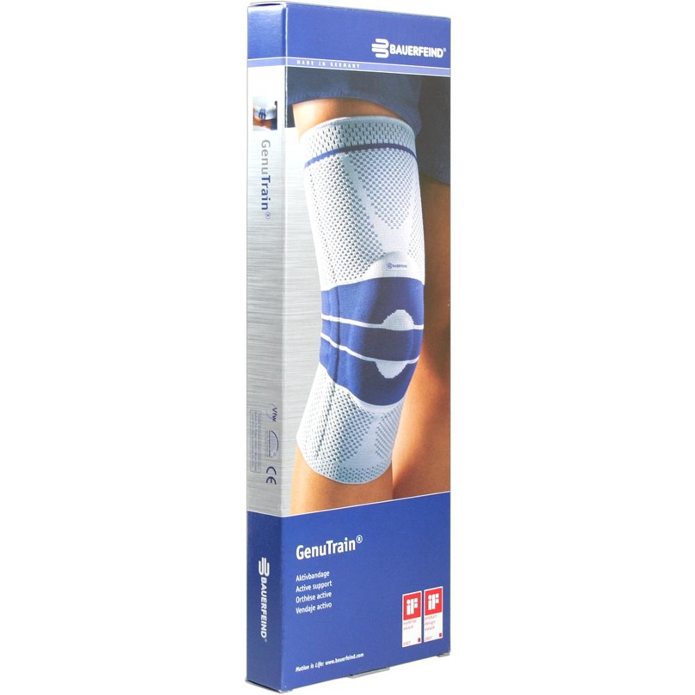 Eine Verpackung mit einer Kniebandageabbildung.