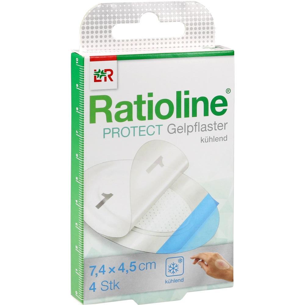 Eine Packung k&uuml;hlende Gelpflaster von Ratioline.