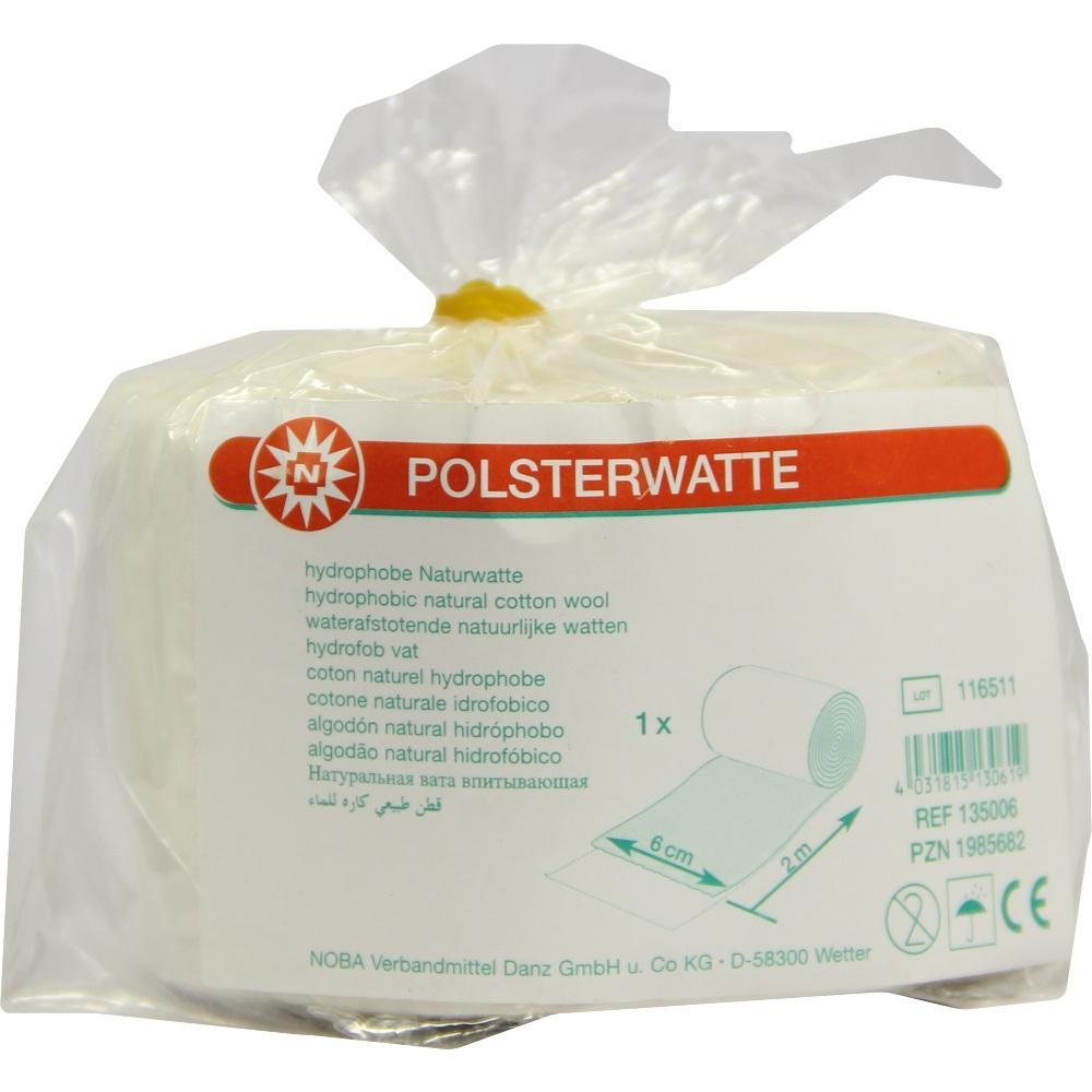 Eine Verpackung mit hydrophober Polsterwatte.