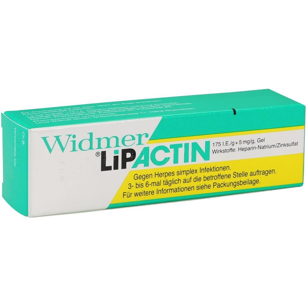 Gr&uuml;ne Verpackung einer Lippencreme gegen Herpes aus der Apotheke.