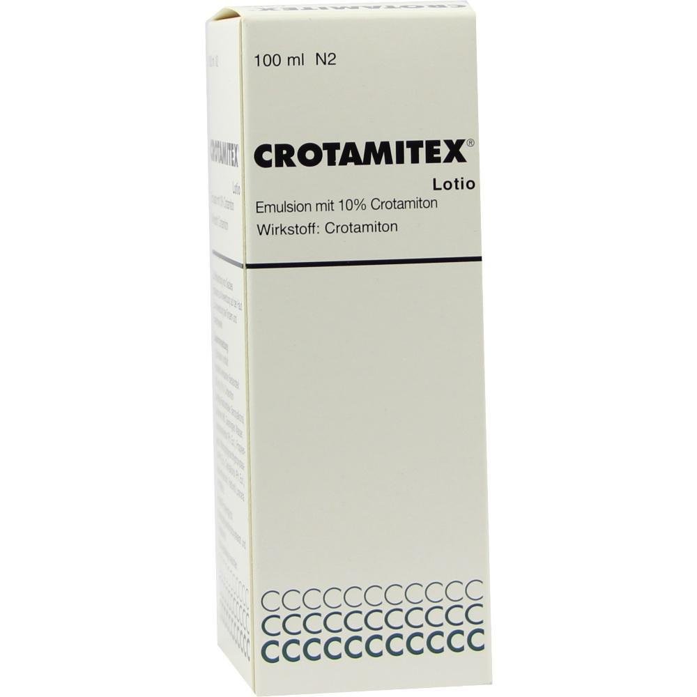 Verpackung der Crotamitex Lotion mit 10% Crotamiton.