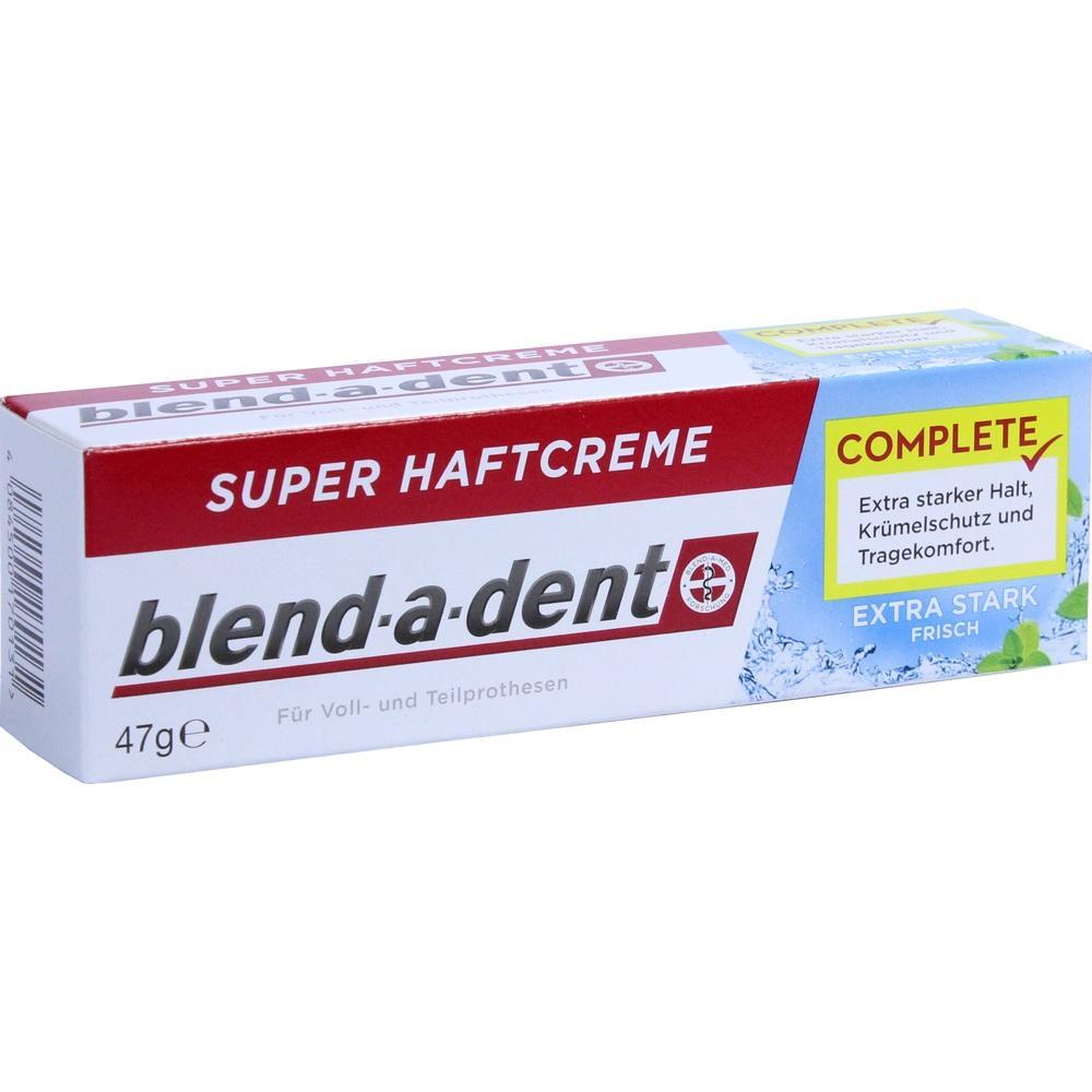 Eine Tube Haftcreme f&uuml;r Zahnersatz, mit extra starkem Halt.