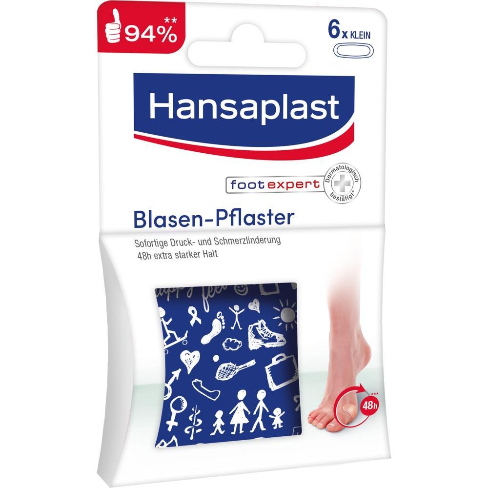 Verpackung von Hansaplast Blasen-Pflaster f&uuml;r kleine Blasen an den F&uuml;&szlig;en.