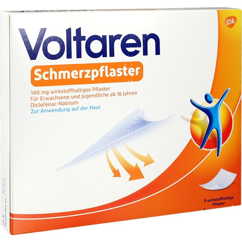 Verpackung eines Schmerzpflasters f&uuml;r Erwachsene und Jugendliche ab 16 Jahren.